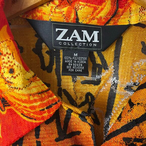 Vintage ZAM Collection Ancient Egypt Button Up Shirt - Picture 5 of 6